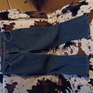 GLORIA VANDERBILT WOMENS JEANS, SIZE 12, IN GREAT SHAPE.